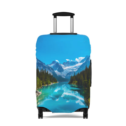Crystal Lake in the Mountains - Luggage Cover