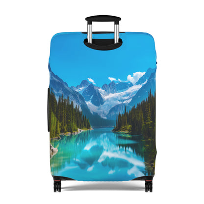 Crystal Lake in the Mountains - Luggage Cover